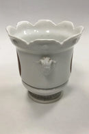 Urtepotteskjuler af hvid porcelæn