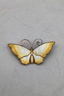 David Andersen Sterling Sølv Sommerfugle Broche med emalje