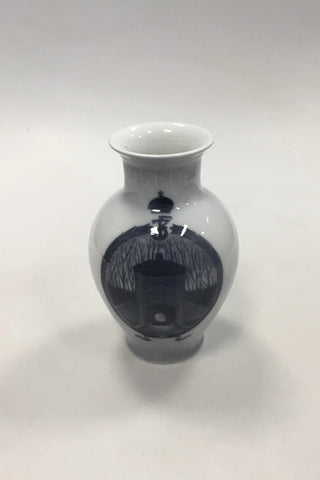 Royal Copenhagen Jugendstil Vase mit runder Schale von 1930