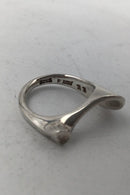 Frank Ahm Sterling Sølv Moderne Ring No. 77