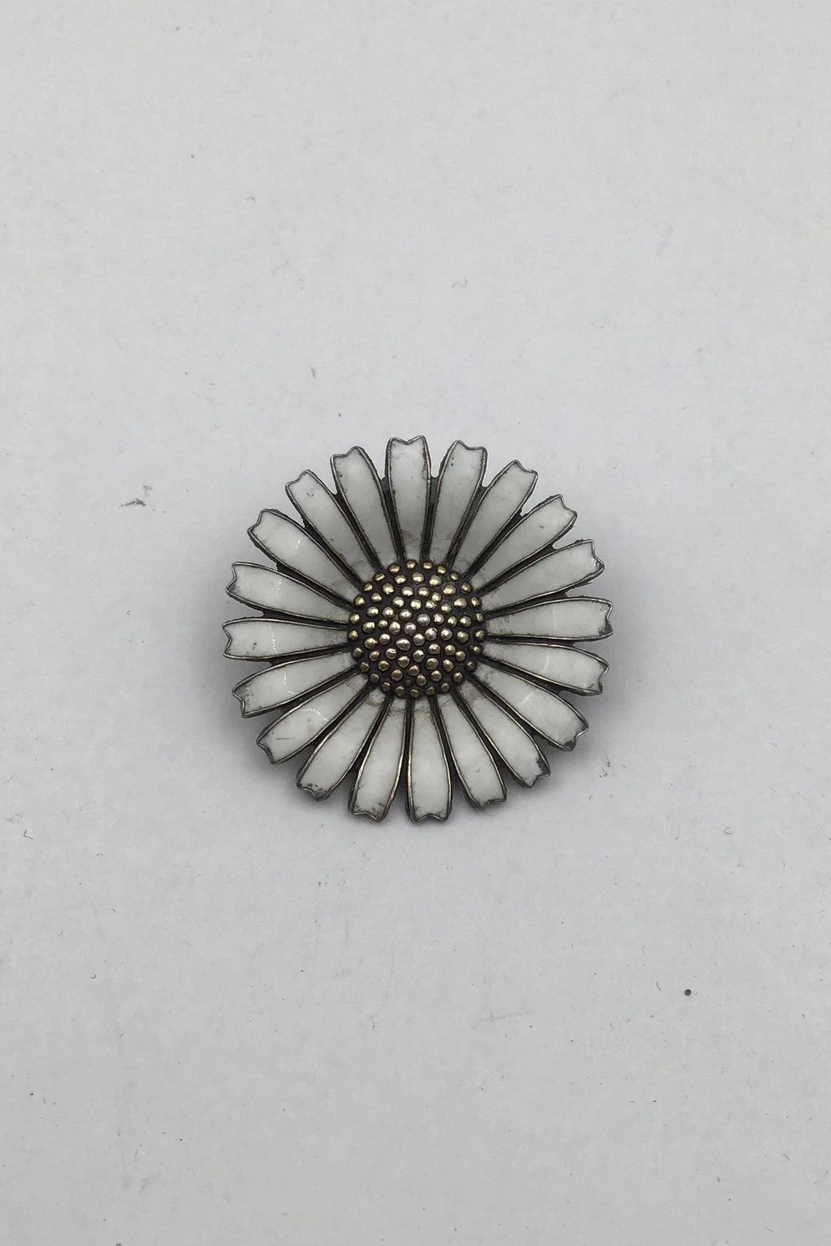 Anton Michelsen Gold Plated Sterling Silver Daisy Brooch