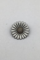 Anton Michelsen Forgyldt Sterling Sølv Marguerit Broche