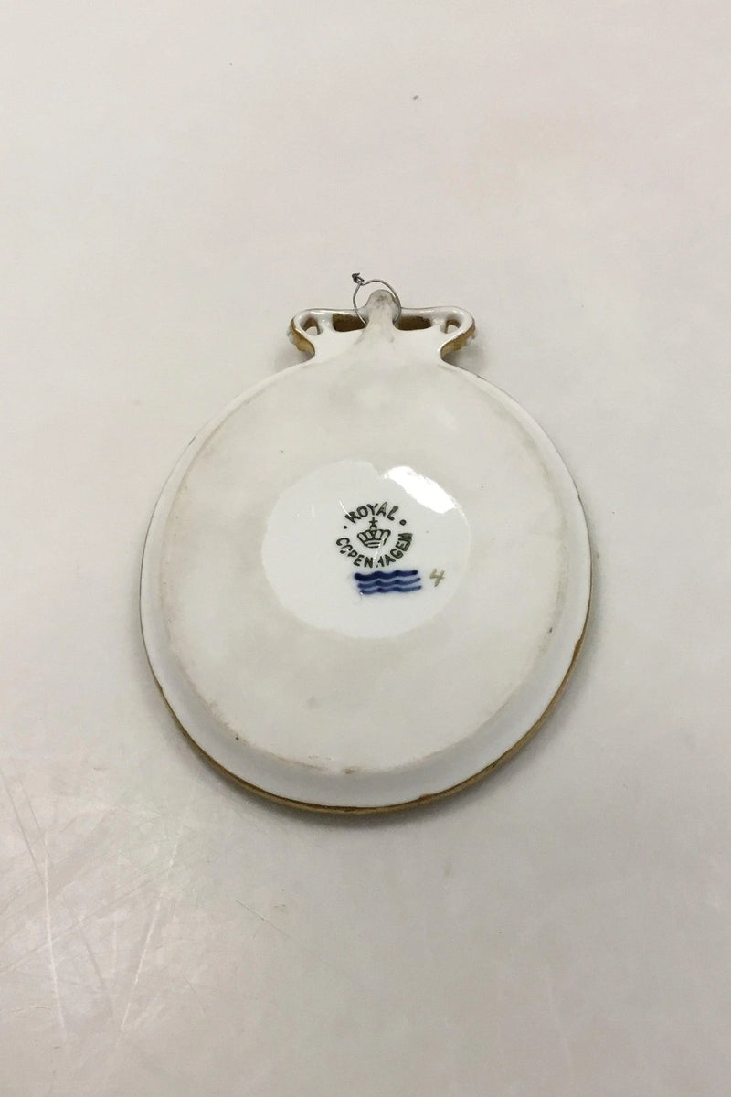 Royal Copenhagen Silhouette Flora Danica Royalty platte Kong Christian IX No RC-S1