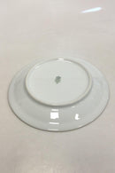 Bing & Grøndahl Hvidt glat stel med guldkant Frokosttallerken No 26/326