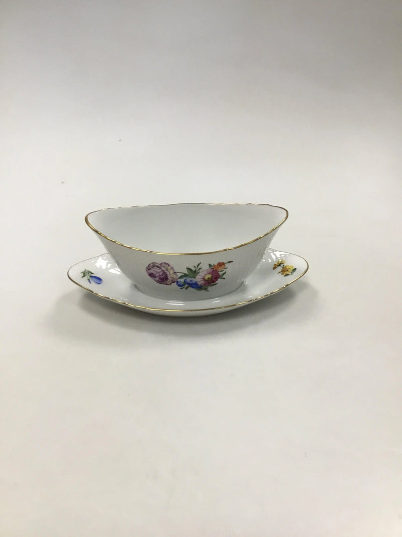 Royal Copenhagen Saksisk Blomst Let Sovseskål No. 1651