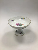 Royal Copenhagen Saxon Flower Light Cake Bowl on High Foot No 1528