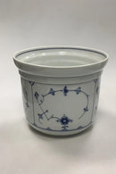 Bing and Grondahl蓝色凹槽里弗特大花盆 No 670