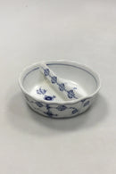 Royal Copenhagen Musselmalet Riflet Askebæger med afstryger No. 1