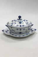 Royal Copenhagen  Blue Fluted Plain Sauce Bowl with lid No. 207