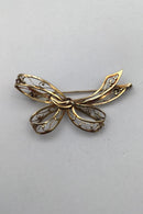 Dansk 14K Guldbroche