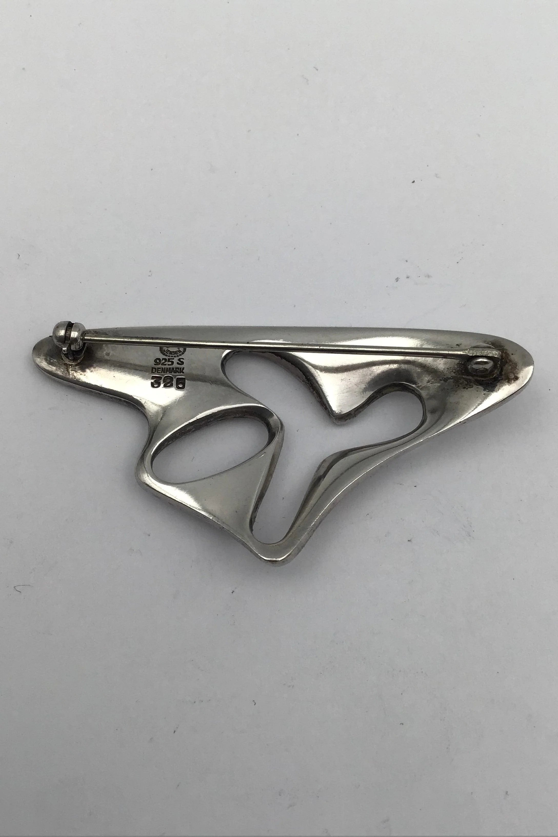 Georg Jensen Sterling Silver Brooch No. 325 Henning Koppel