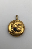Evald Nielsen 14K Gold Pendant Moonstone