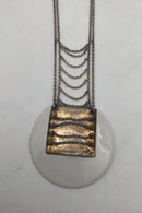 Royal Copenhagen / A. Michelsen Porcelæn / Sterling Sølv Halskæde