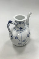 Royal Copenhagen Musselmalet Riflet Kaffekande uden låg No 48