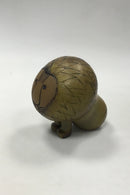 Gustavsberg Stentøjsfigur Løve. Designet af Lisa Larsson