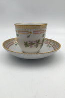 Royal Copenhagen Flora Danica Kaffekop og Underkop No. 20/3597.