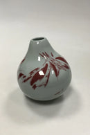 Royal Copenhagen Skewed vase designed by Thorkild Olsen from 1951 No 21104