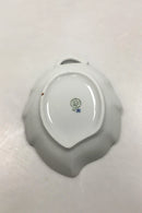 ビング＆グロンダール ブルー / ブルーフルーテッドリーフ型ディッシュ No 356