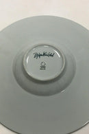 Bjørn Wiinblad for Nymølle round dish with green decoration Dec 84 (3130-84)