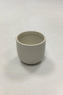 Dänische Vase aus weißem Steingut Unbekannt