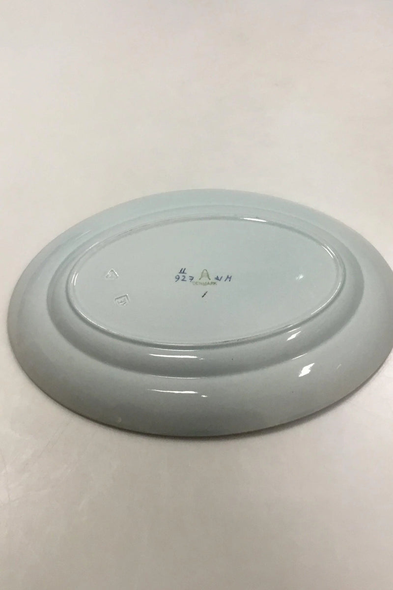 Royal Copenhagen Blå Tranquebar Ovalt fad No 927