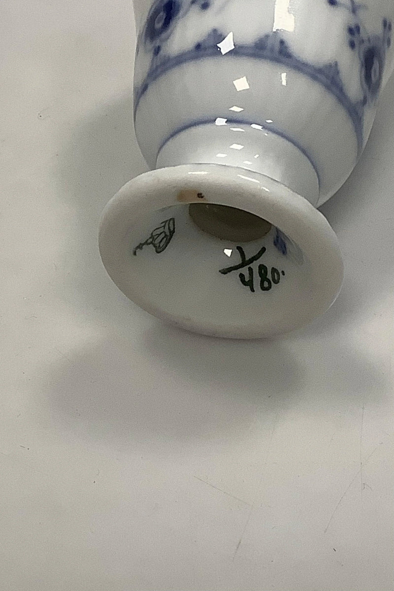 Royal Copenhagen Musselmalet Riflet Saltbøsse No. 480