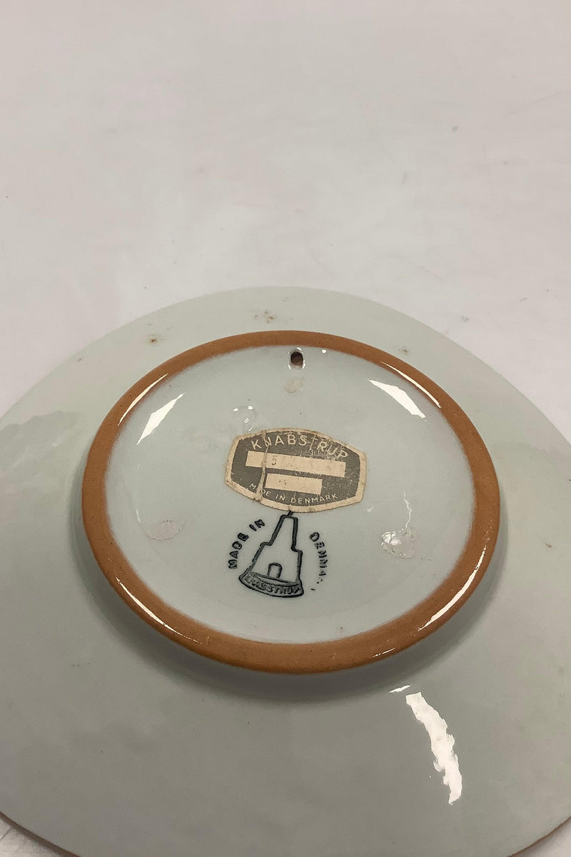 Knabstrup Platte med Storm P. Motiv og Vers