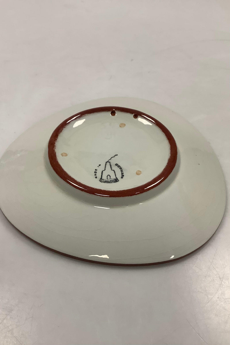 Knabstrup Platte med Storm P. Motiv og Vers