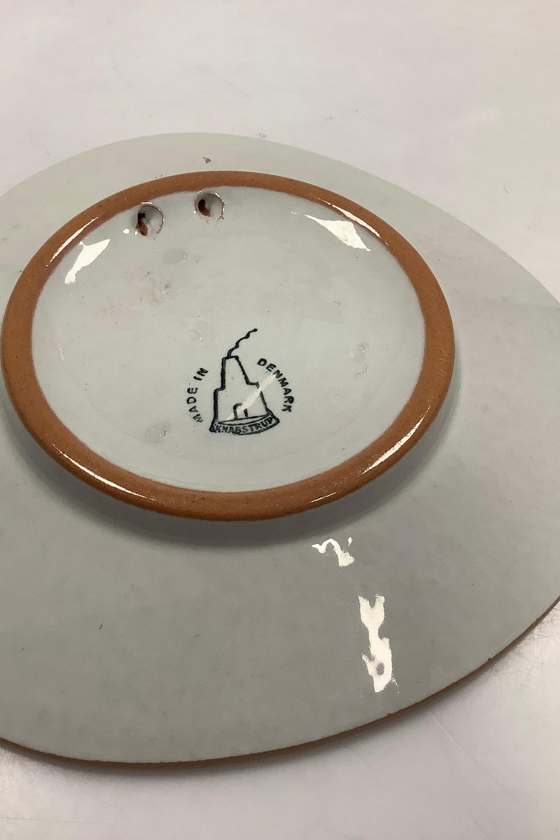 Knabstrup Platte med Storm P. Motiv og Vers