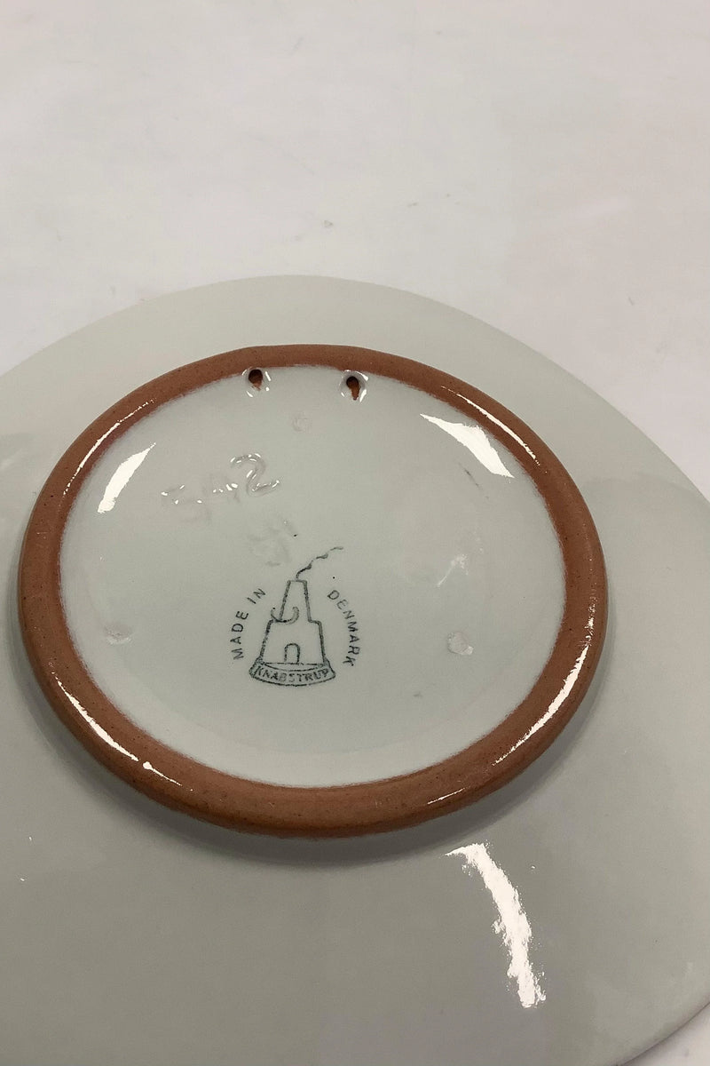 Knabstrup Platte med Storm P. Motiv og Vers