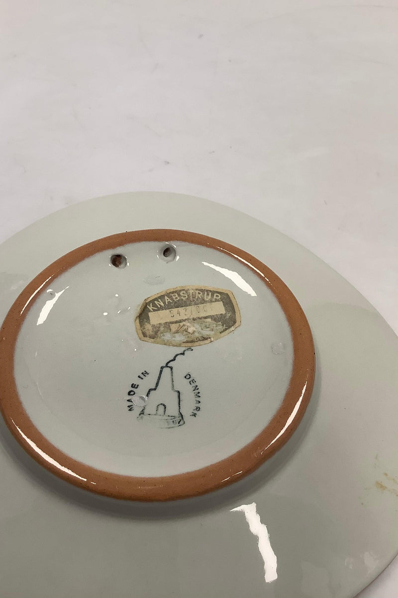 Knabstrup Platte med Storm P. Motiv og Vers