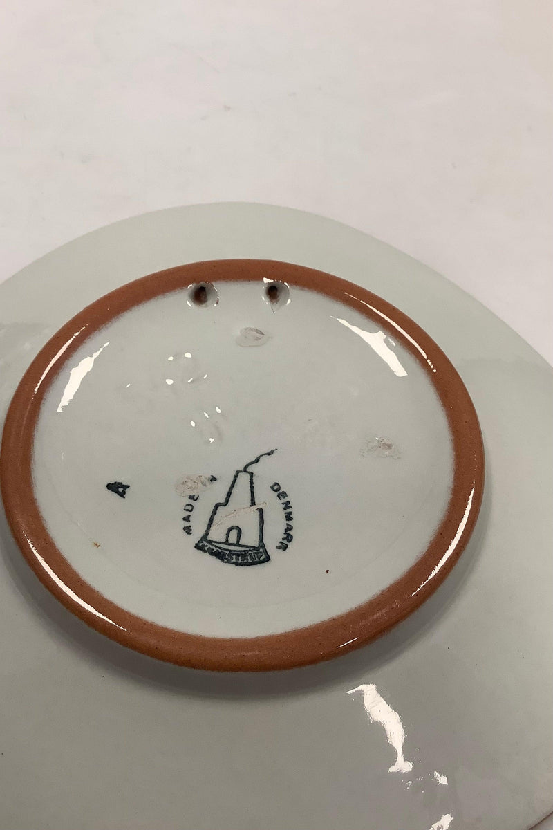 Knabstrup Platte med Storm P. Motiv og Vers