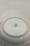 Bing og Grøndahl Haga Hvid Gennembrudt Kant Dybtallerken No 323