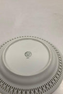 Bing og Grøndahl Haga Hvid Gennembrudt Kant Kagetallerken No 306