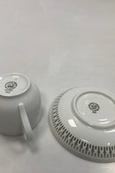 Bing og Grøndahl Haga Hvid Gennembrudt Kant Kaffekop No 305