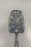 Großer Fischspaten aus dänischem Silber in Muschelform von Lamotte, 1895