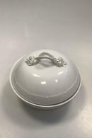 Royal Copenhagen White Flora Danica Pearl Pattern Low dish No 3568
