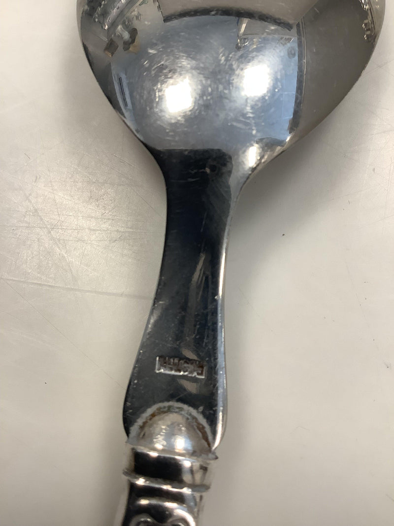 Gammel Riflet Fredericia Sølv / Stål Salat Sæt