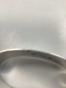 Stor Dansk Servietring i Sølv