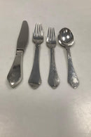 Georg Jensen Sterling Sølv Antik Set til 12 personer 48 dele