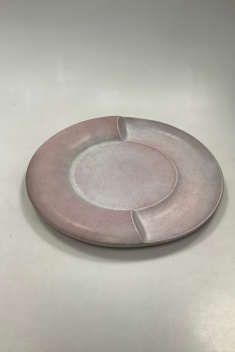 Bing og Grøndahl Stentøjsfad Unika af Jacqueline Poncelet (f. 1947 Liege i Belgien) fra 1985