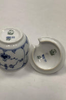 Royal Copenhagen Musselmalet Riflet Sennepskrukke med låg No. 64