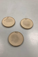 Bertel Thorvaldsen Small Peter Ipsen Terracotta Mini Platters, Spring, Autumn and Winter