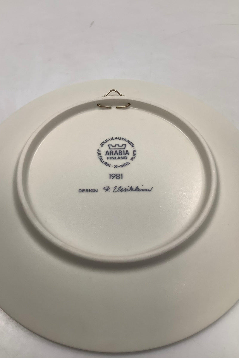 Arabia Finland Juleplatte 1981