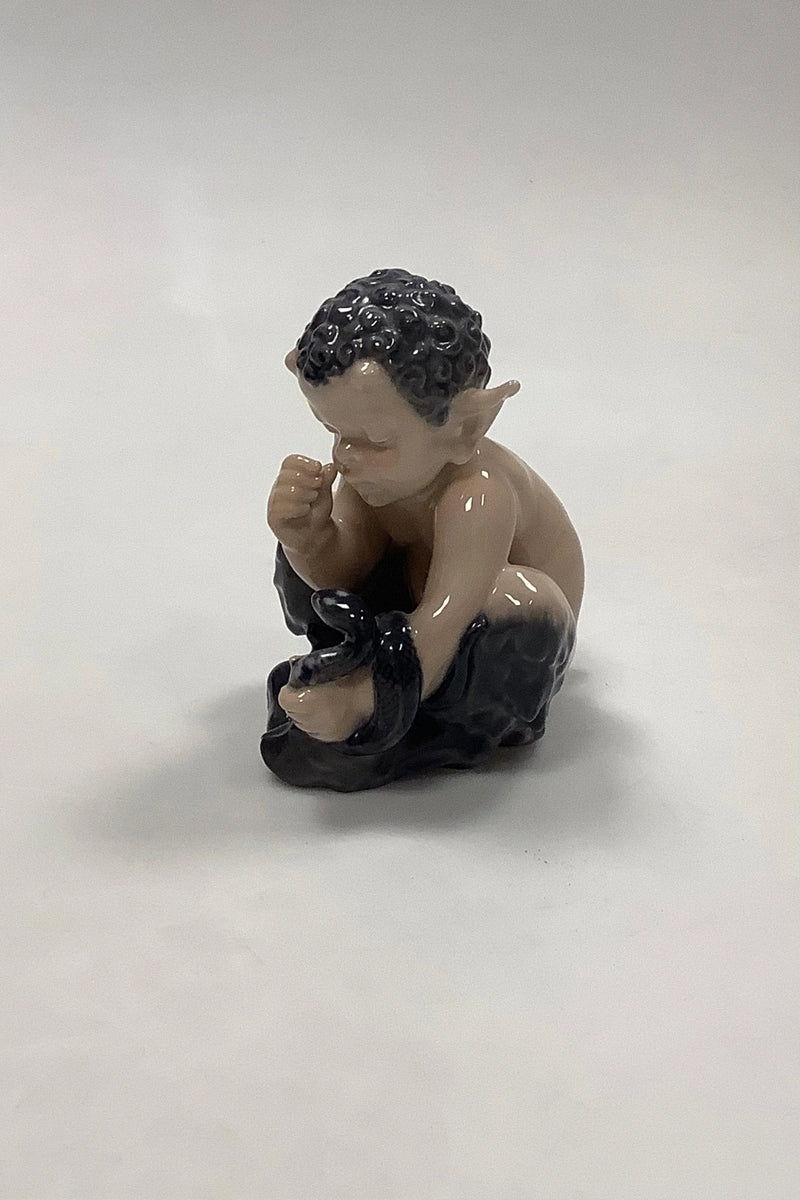 Royal Copenhagen Figur Faun med Slange No 1812