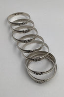 Jakob Skaarup Silver Napkin Rings Set (8)