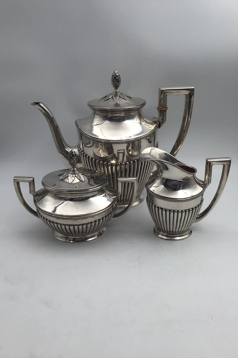 A Michelsen Sølv Empire Kaffesæt&nbsp;