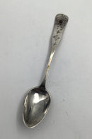 Dansk Provins Sølv Theske med ornamentik og flus