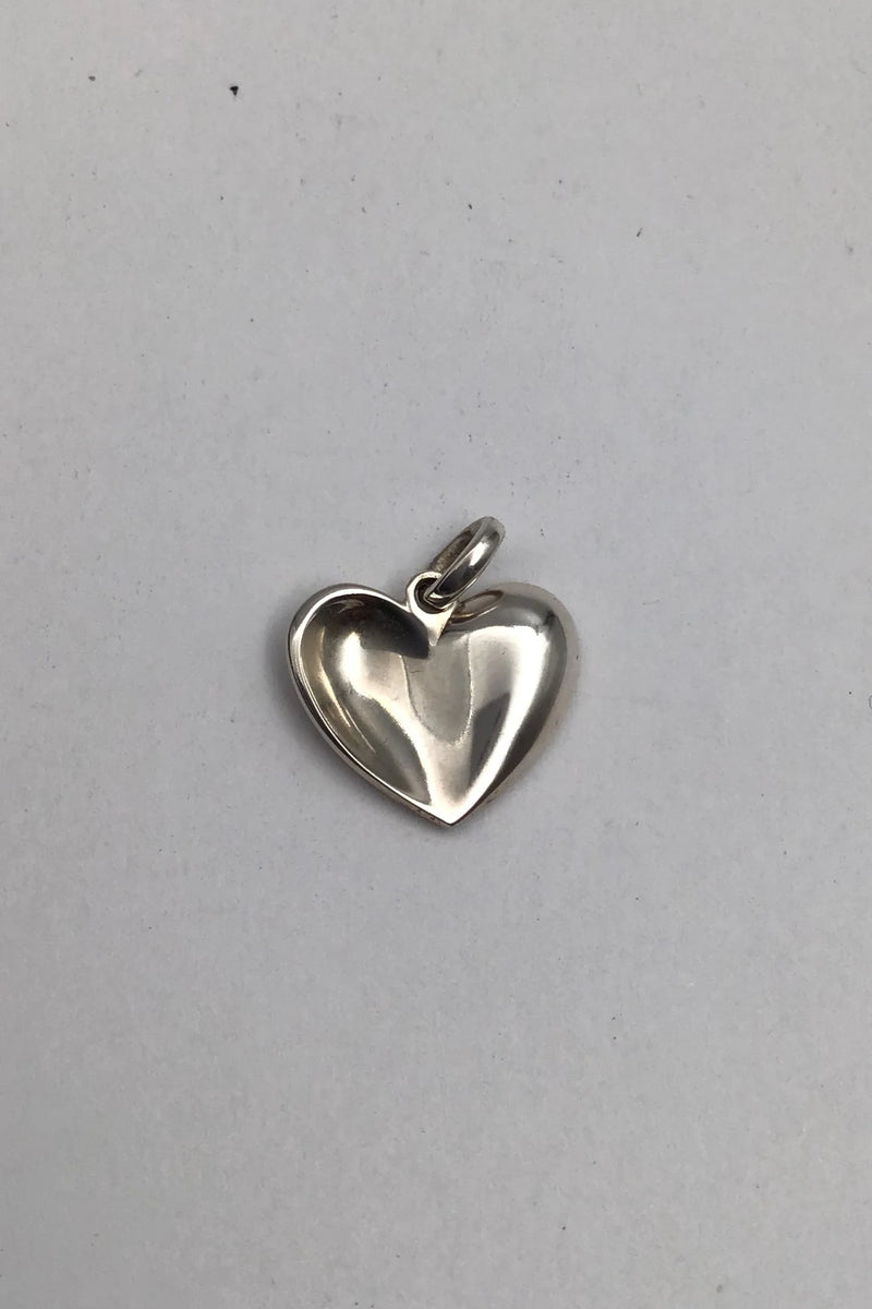 Georg Jensen Sterling Sølv Hjertevedhæng 2012 Allan Scharff
