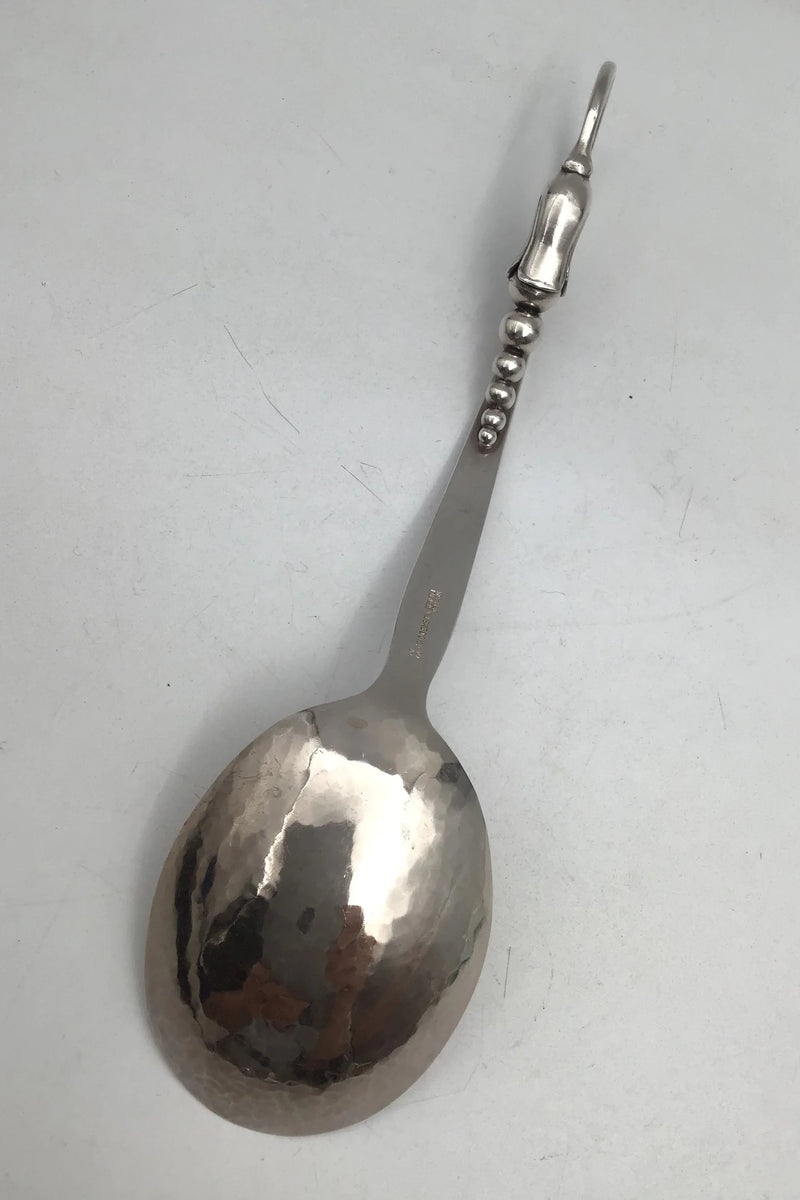 O. V. Mogensen Sterling Sølv Ornamental Serveringsske No. 35